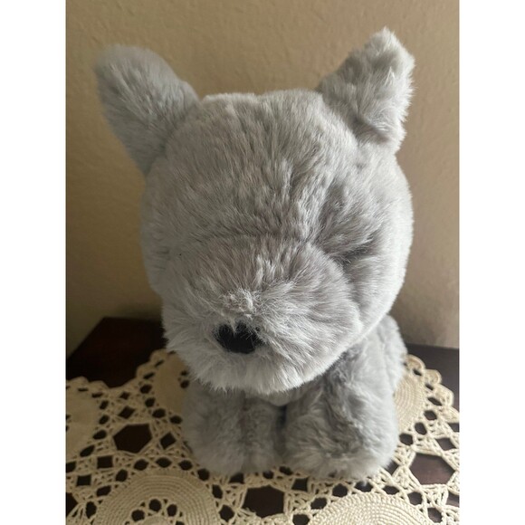 Worlds Softest Plush Grey Puppy - Picture 1 of 6